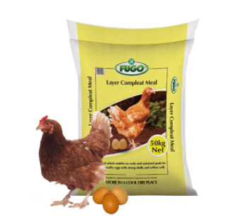 FUGO Layer Compleat Meal 50Kg | Quality Egg Production Feed