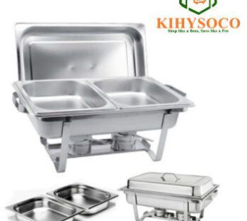 Kihysoco: The Best Shop for the 2 Pan Stainless Steel Chafing Buffet Food Warmer Serving Dish Set in Nairobi, Kenya