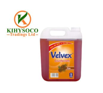 Buy Velvex Disinfectant Pine 5L at KIHYSOCO Trading Ltd – Affordable, Reliable & Fast Delivery in Nairobi, Kenya
