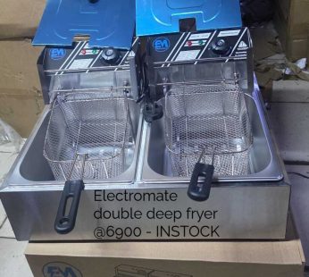 Electromate Double Deep Fryer