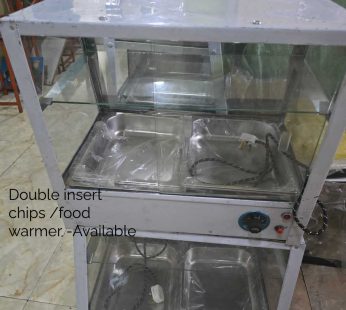 Double Insert Chips/Food Warmers