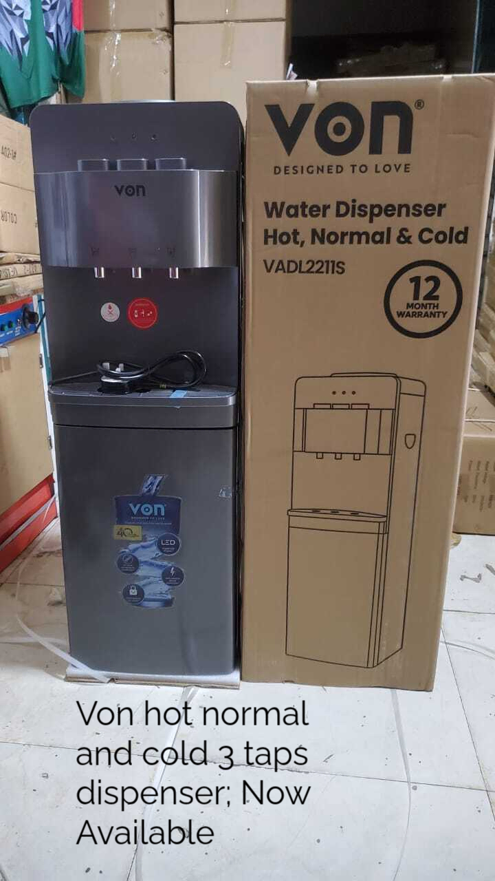VON Hot, Normal & Cold 3-Tap Water Dispensers
